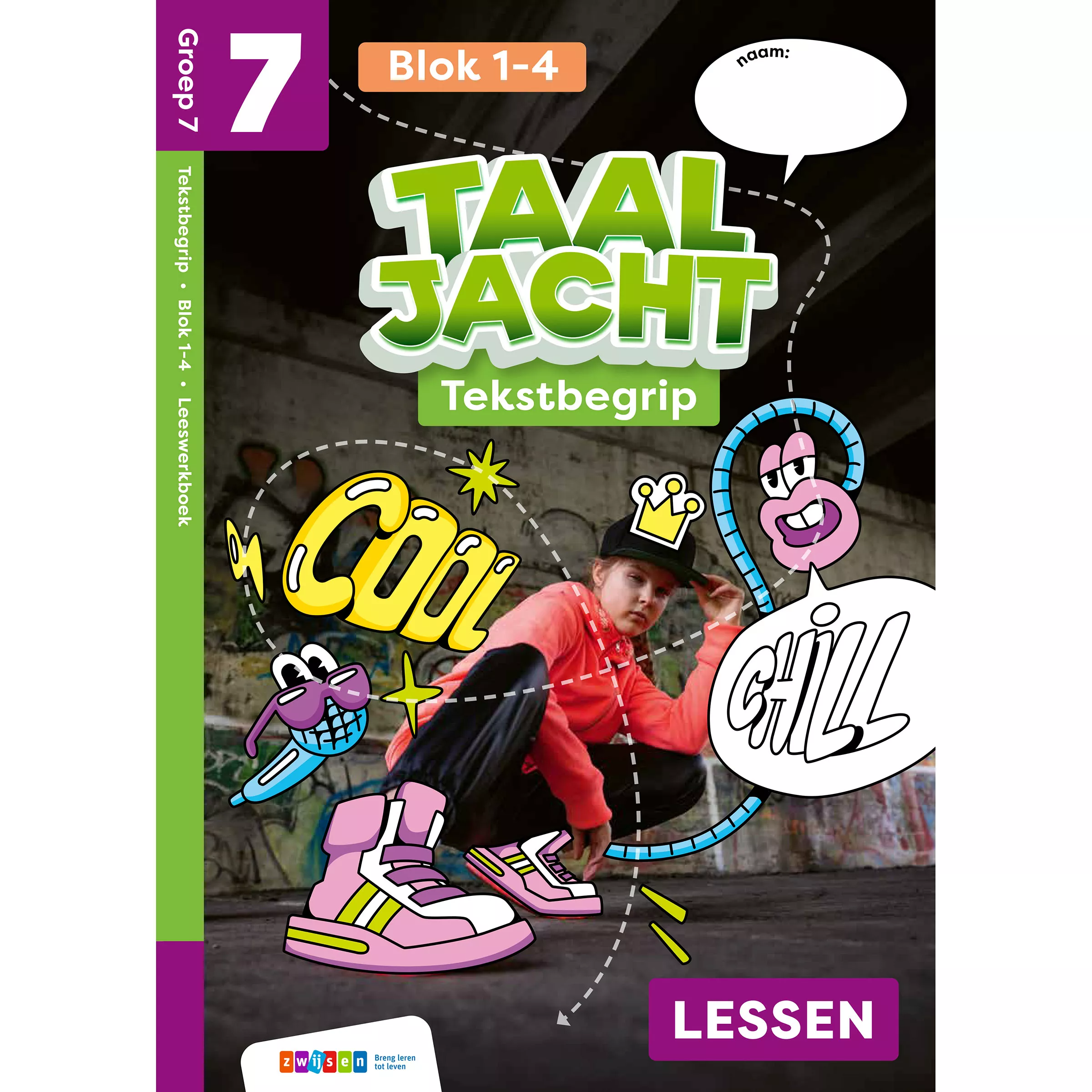 Taaljacht | Tekstbegrip | Groep 7 | Leeswerkboek blok 1-4