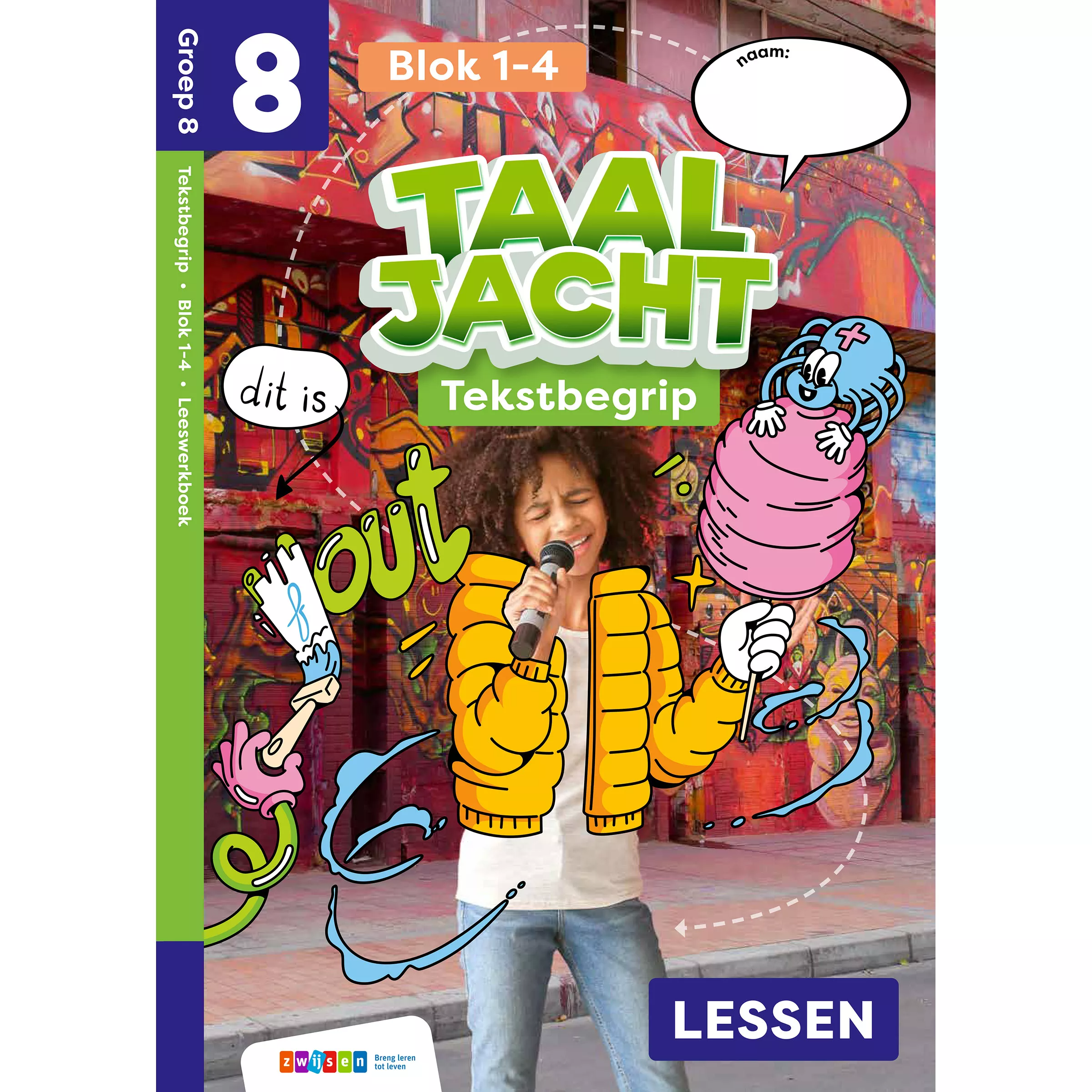 Taaljacht | Tekstbegrip | Groep 8 | Leeswerkboek blok 1-4