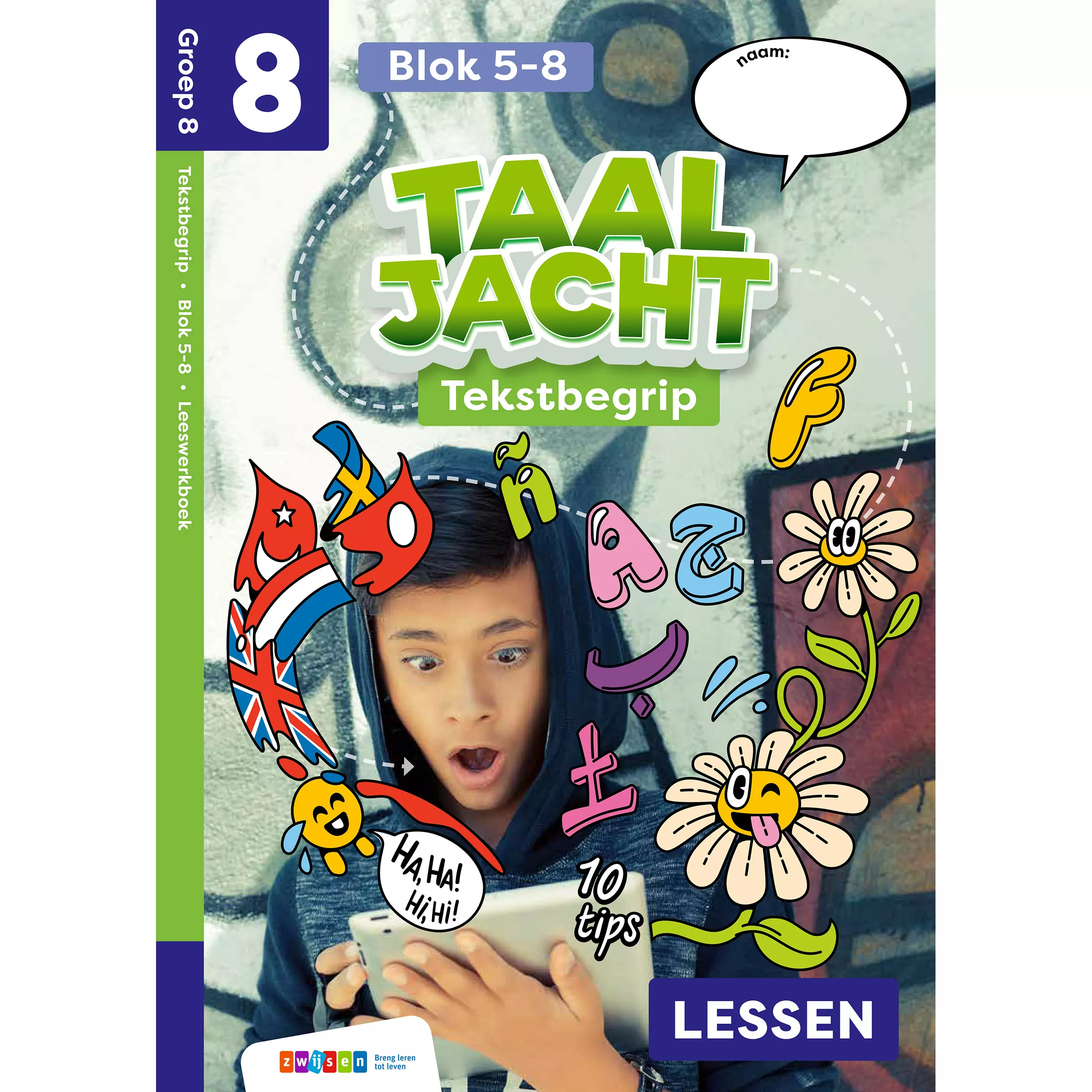 Taaljacht | Tekstbegrip | Groep 8 | Leeswerkboek blok 5-8
