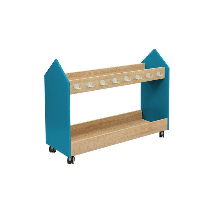 EduCasa jassen/tassenwagen groot petrol (2 dozen)