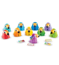 Tellen met dieren - Toekans (10-delig + rekenkaartjes)