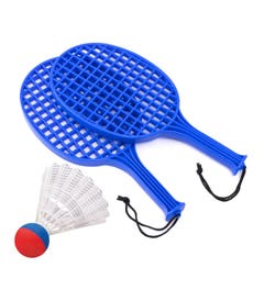 Tennis- en badmintonset XL