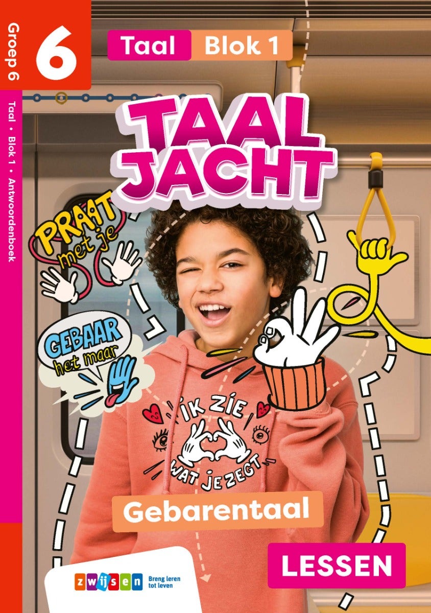 Taaljacht - Groep 6 - Taal - Antwoordenboek - Blok 1-8