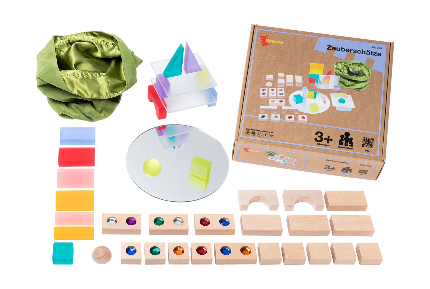 Toverschatten in fluwelen zakje | 38-delig