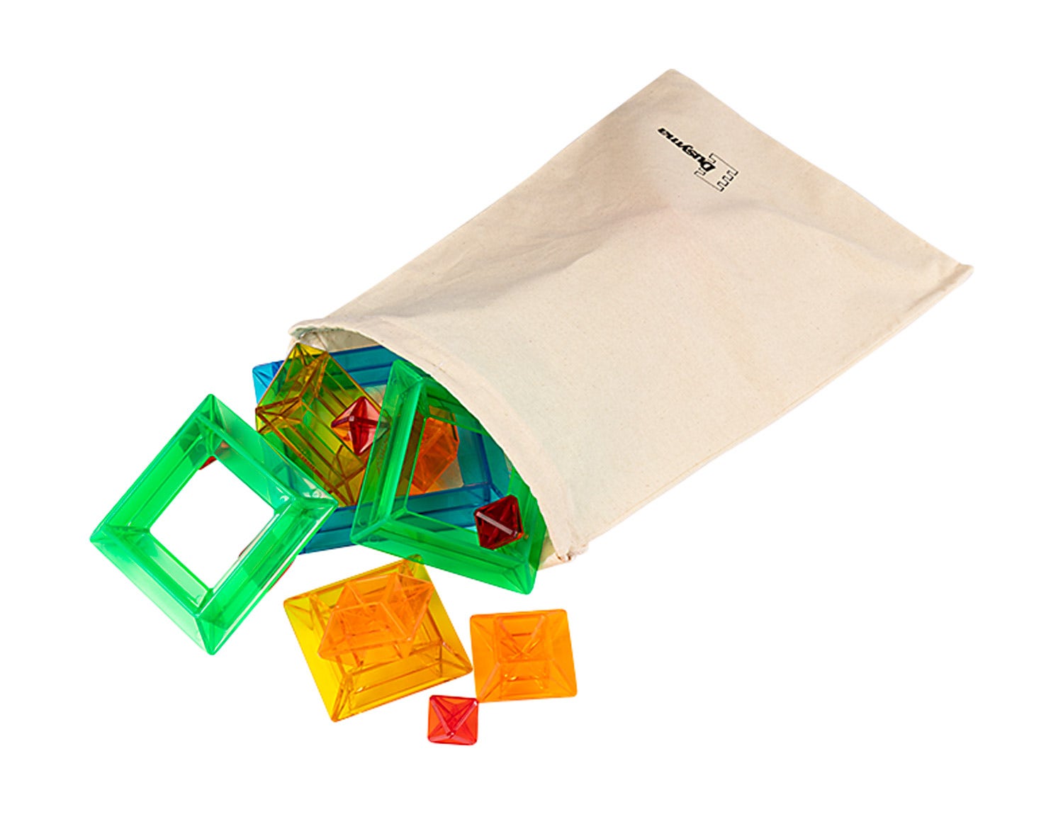 Transparante bouwstenen | Sakkaro | Set van 2