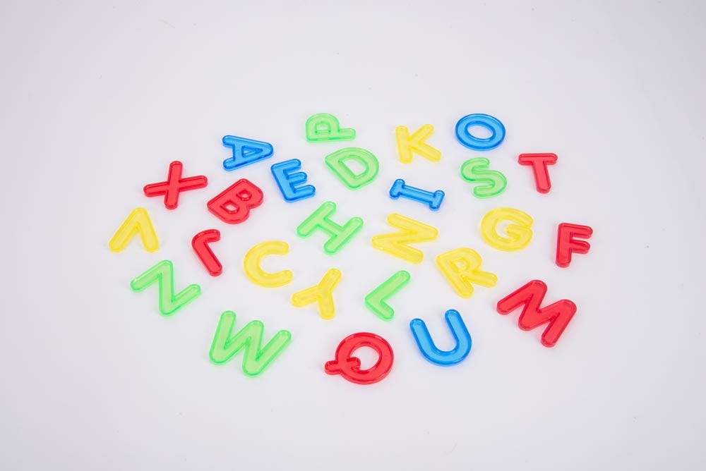 Transparante Hoofdletters