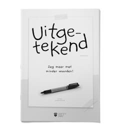 Uitgetekend - Zeg meer met minder woorden