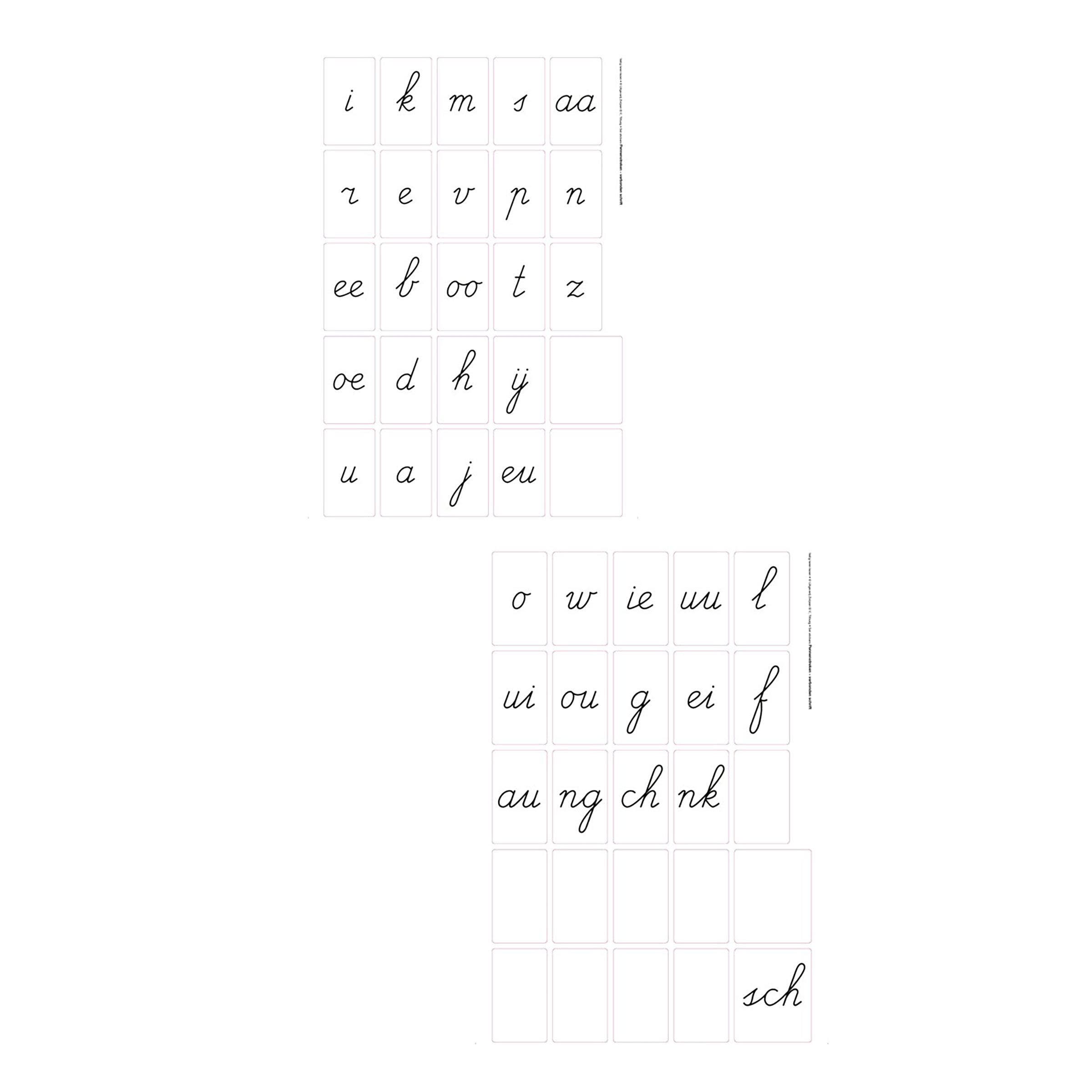 Veilig leren lezen Zoem | Stickers pennenstreken verbonden schrift