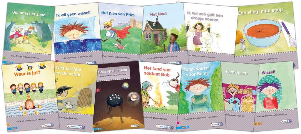 Veilig leren lezen - Pakket leesboeken kim-versie kern 10 (13 titels)