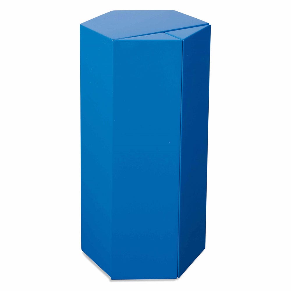 Verdeeld zeshoekig prisma