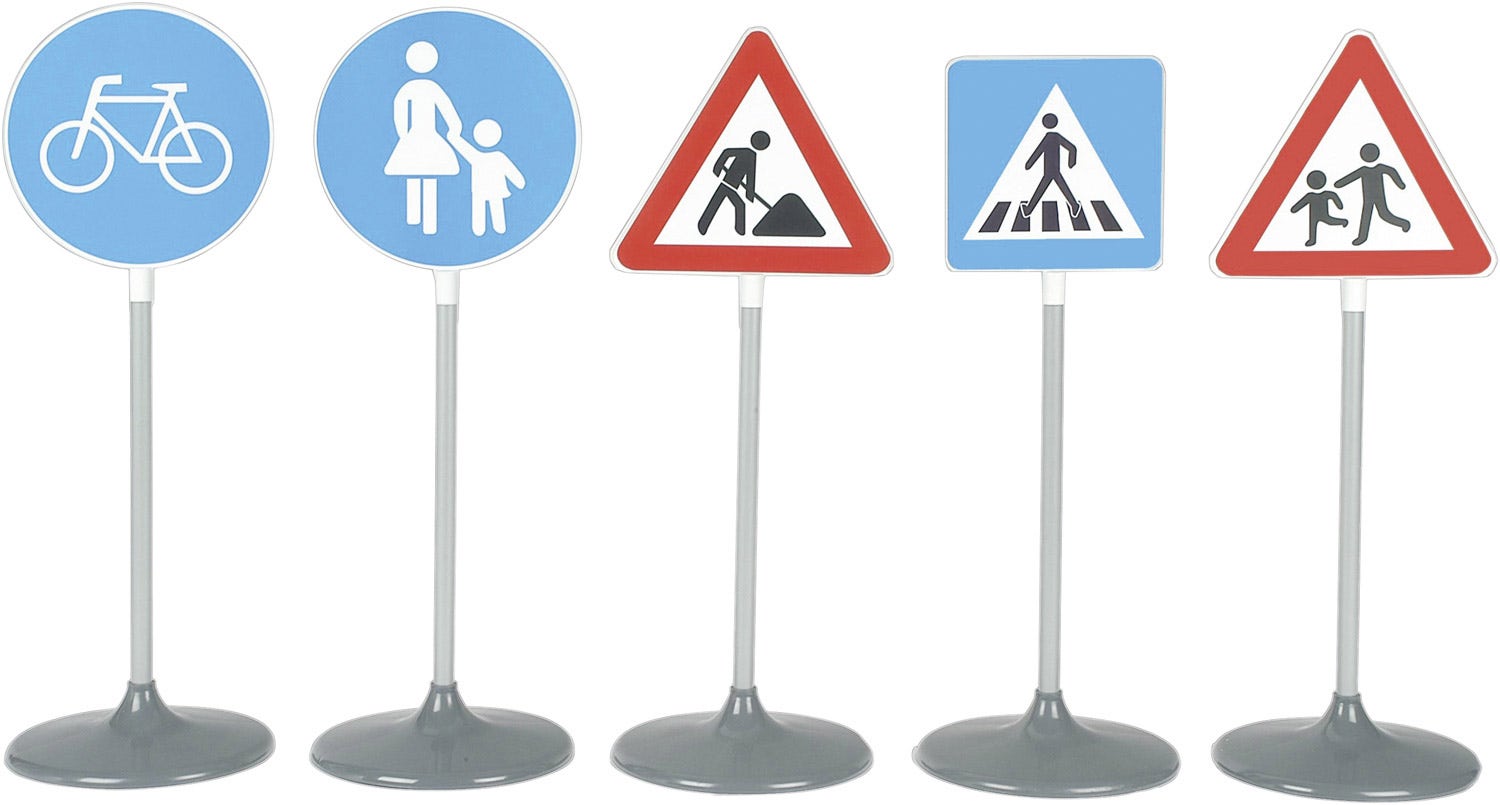 Verkeersbordenset 2 | 70 cm | 5-delig