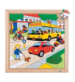 Verkeerspuzzels - De weg (49 stukjes)