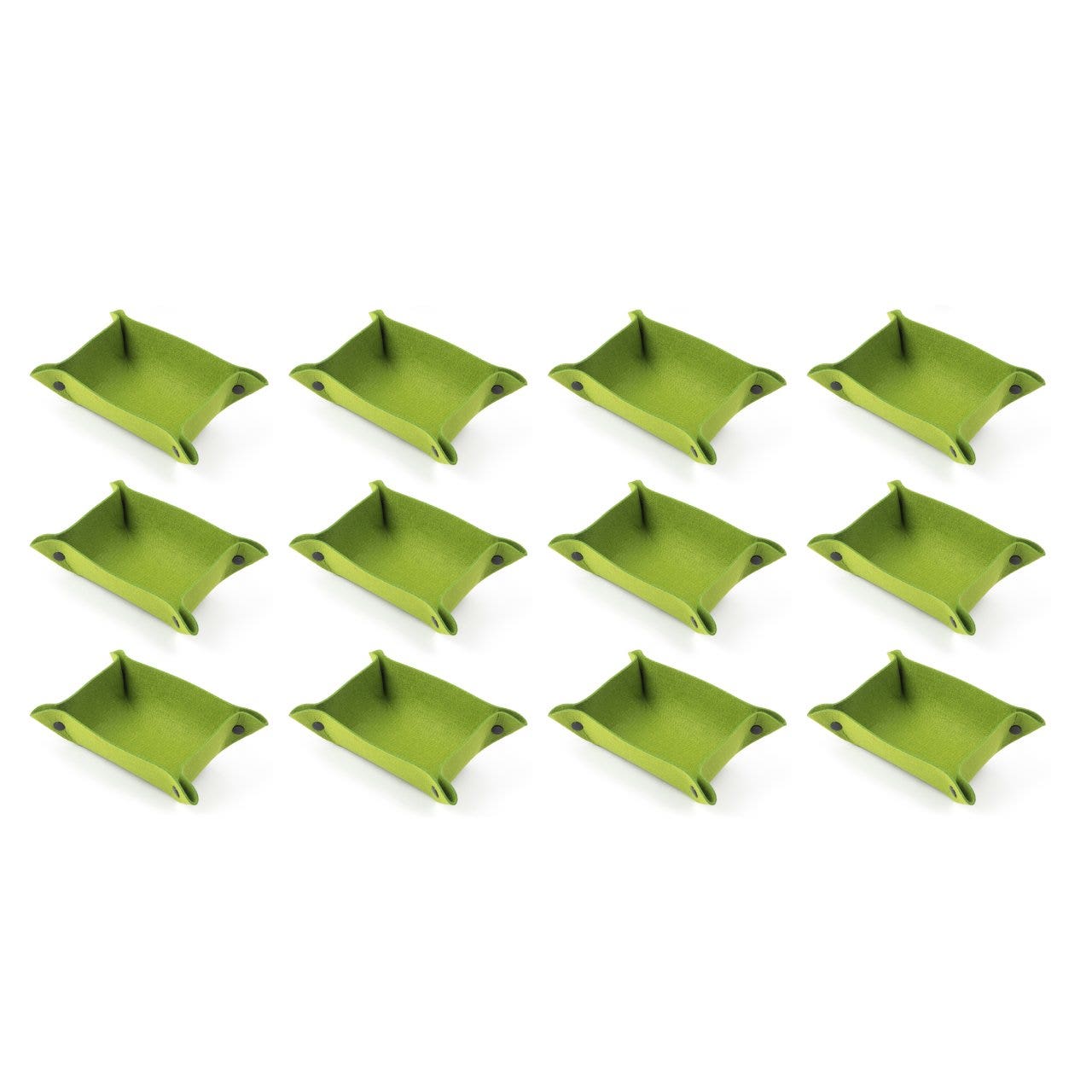 Opvouwbare bakjes van vilt | 25 x 20 cm (12 st.)