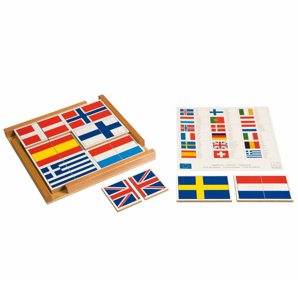 Vlaggenpuzzel Europa