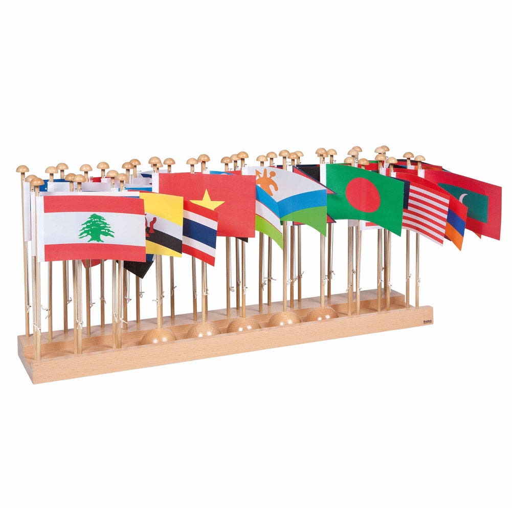 Vlaggenstandaard Azië