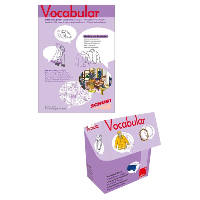 Schubi Vocabular - Kleding en accessoires, set