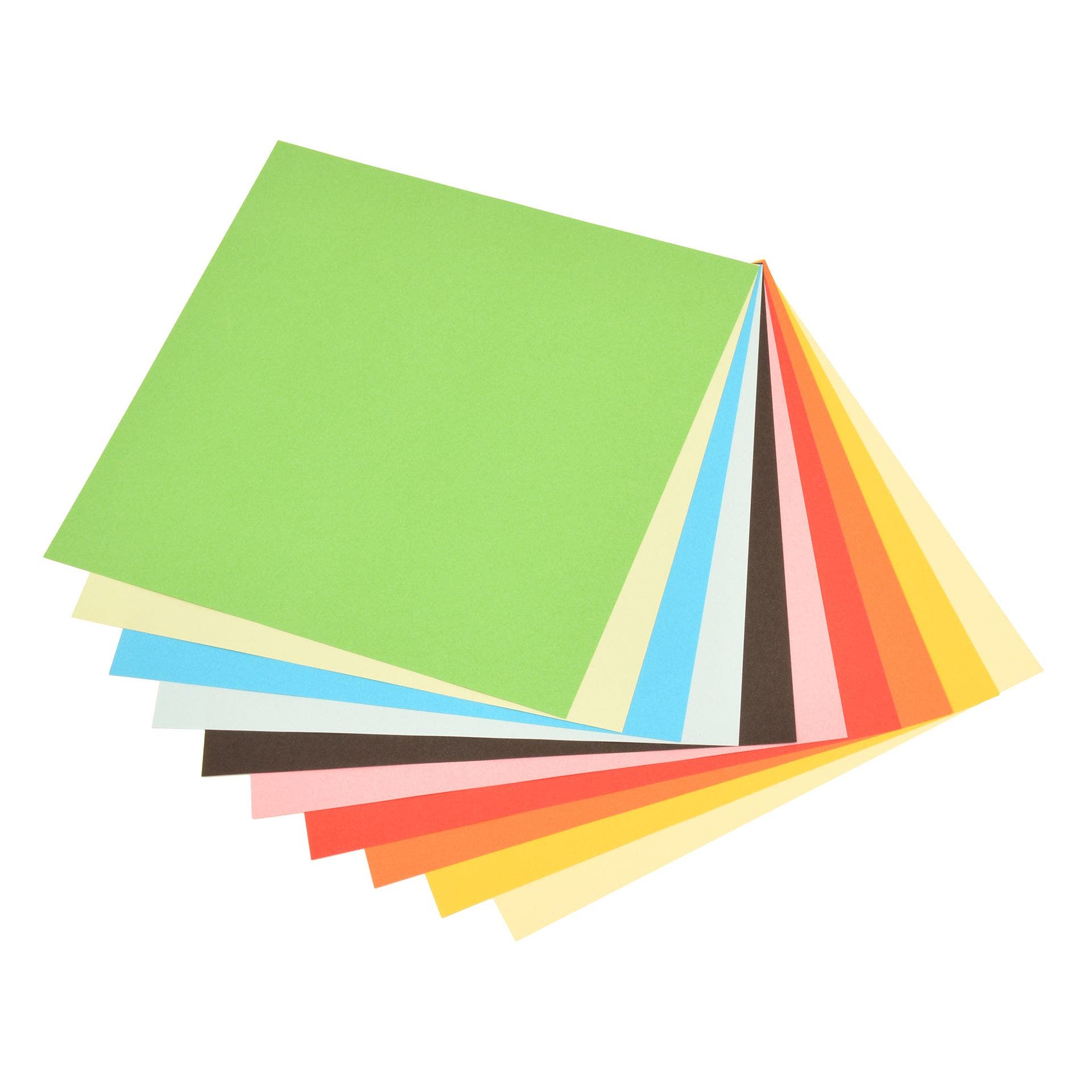 Vouwpapier | 10 kleuren | 500 vellen | 14 x 14 cm
