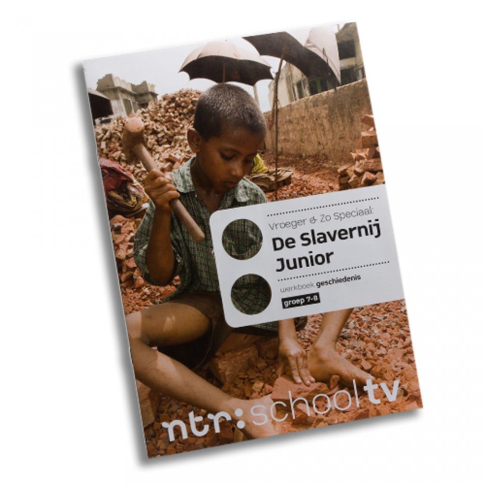 Vroeger & Zo speciaal: De Slavernij Junior werkboek