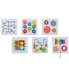 Set van 6 Wandspeelborden