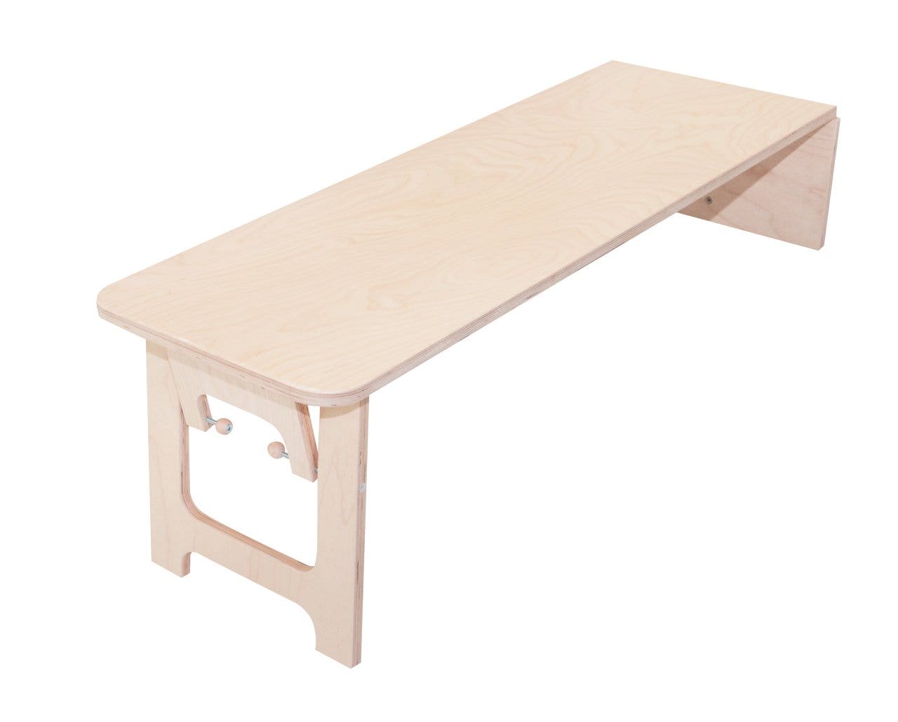 Wandklapbank hout | Zithoogte 21 cm