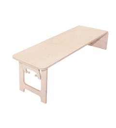 Wandklapbank hout | Zithoogte 31 cm