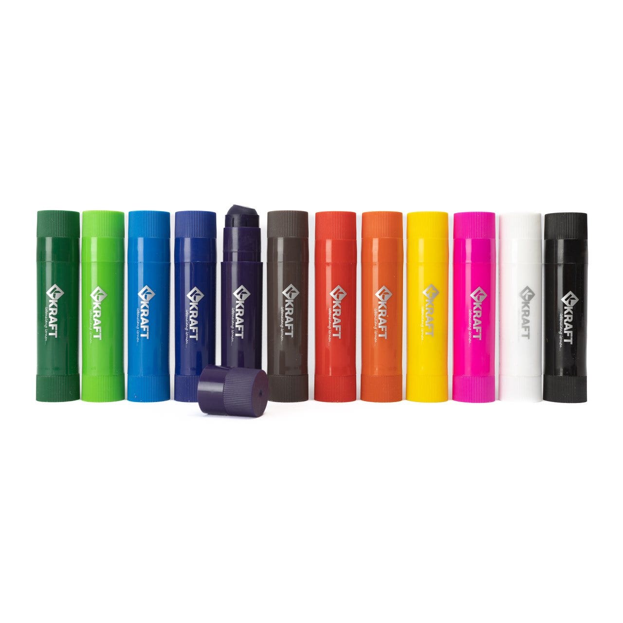 Waskrijt twist-on | Schone vingers | 12 kleuren