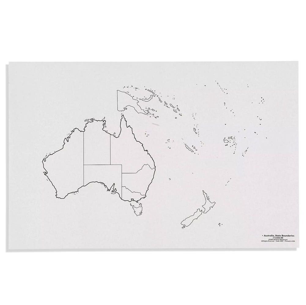 Werkbladen Australië staatkundig