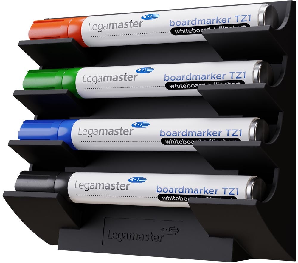 Whiteboard markerhouder | Zwart