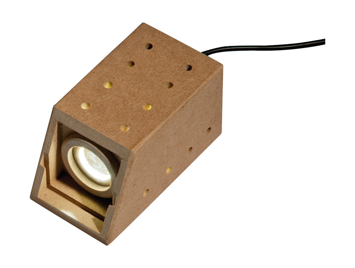 Witte lamp voor optische experimenten