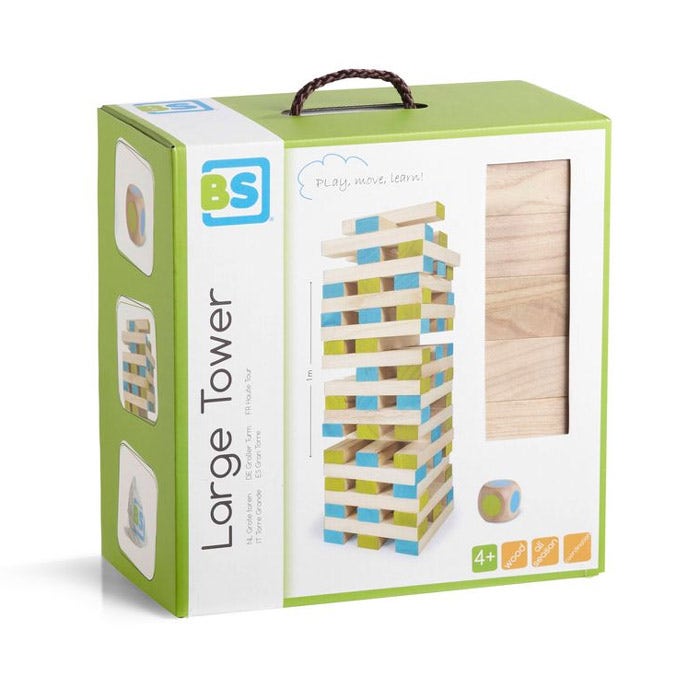 Grote toren met dobbelsteen