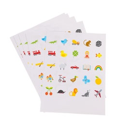 Woordenschatplaatjes serie D | Stickers | 5 x 25 motieven