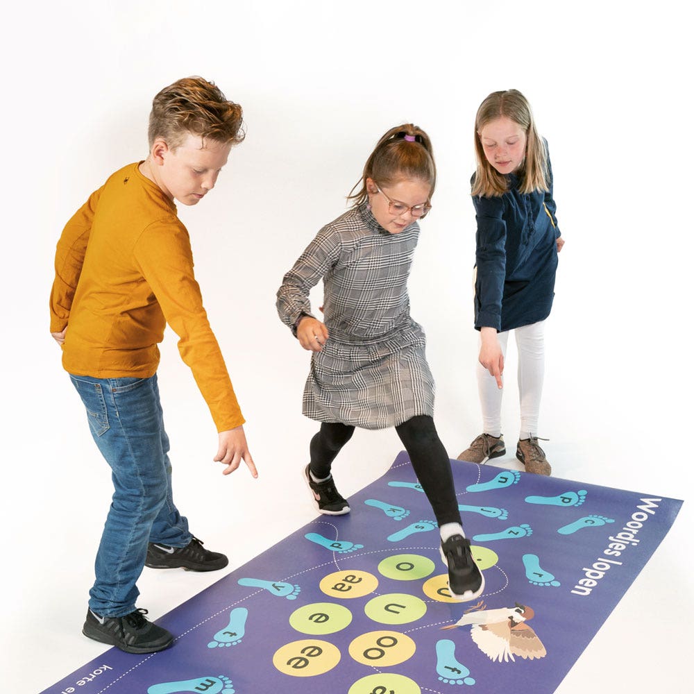 Woordjes lopen  korte en lange klanken