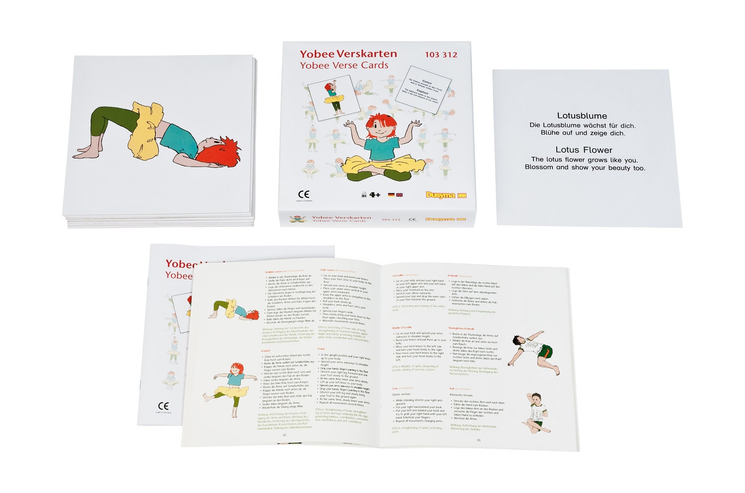 Yobee | Beweegkaarten | Duits/ Engels