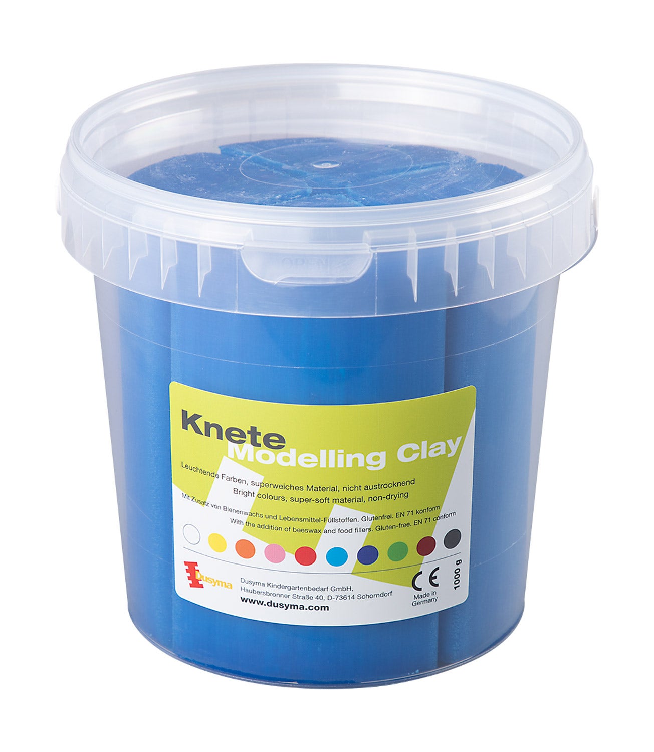 Zachtblijvende klei | 1 kg | Blauw