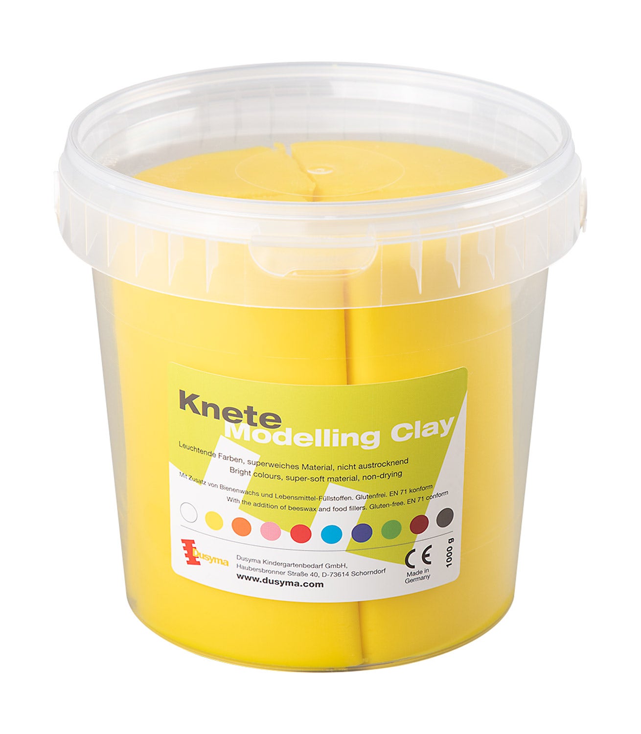 Zachtblijvende klei | 1 kg | Geel