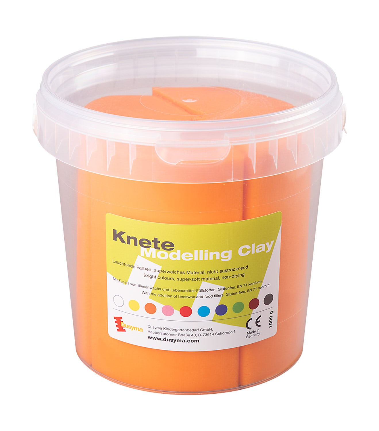 Zachtblijvende klei | 1 kg | Oranje