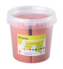 Zachtblijvende klei | 1 kg | Terracotta