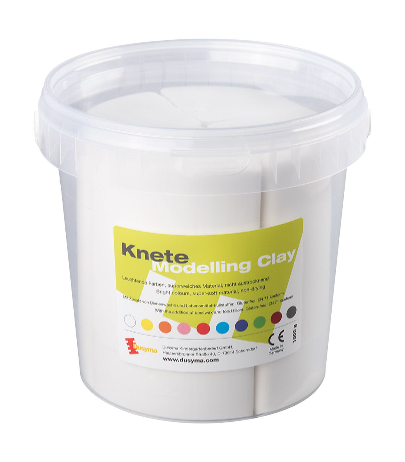 Zachtblijvende klei | 1 kg | Wit