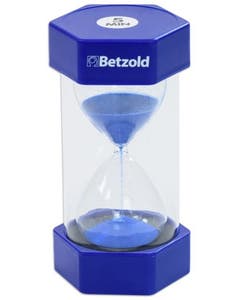 Zandloper 5 minuten blauw