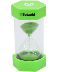 Zandloper 1 minuut groen - klein
