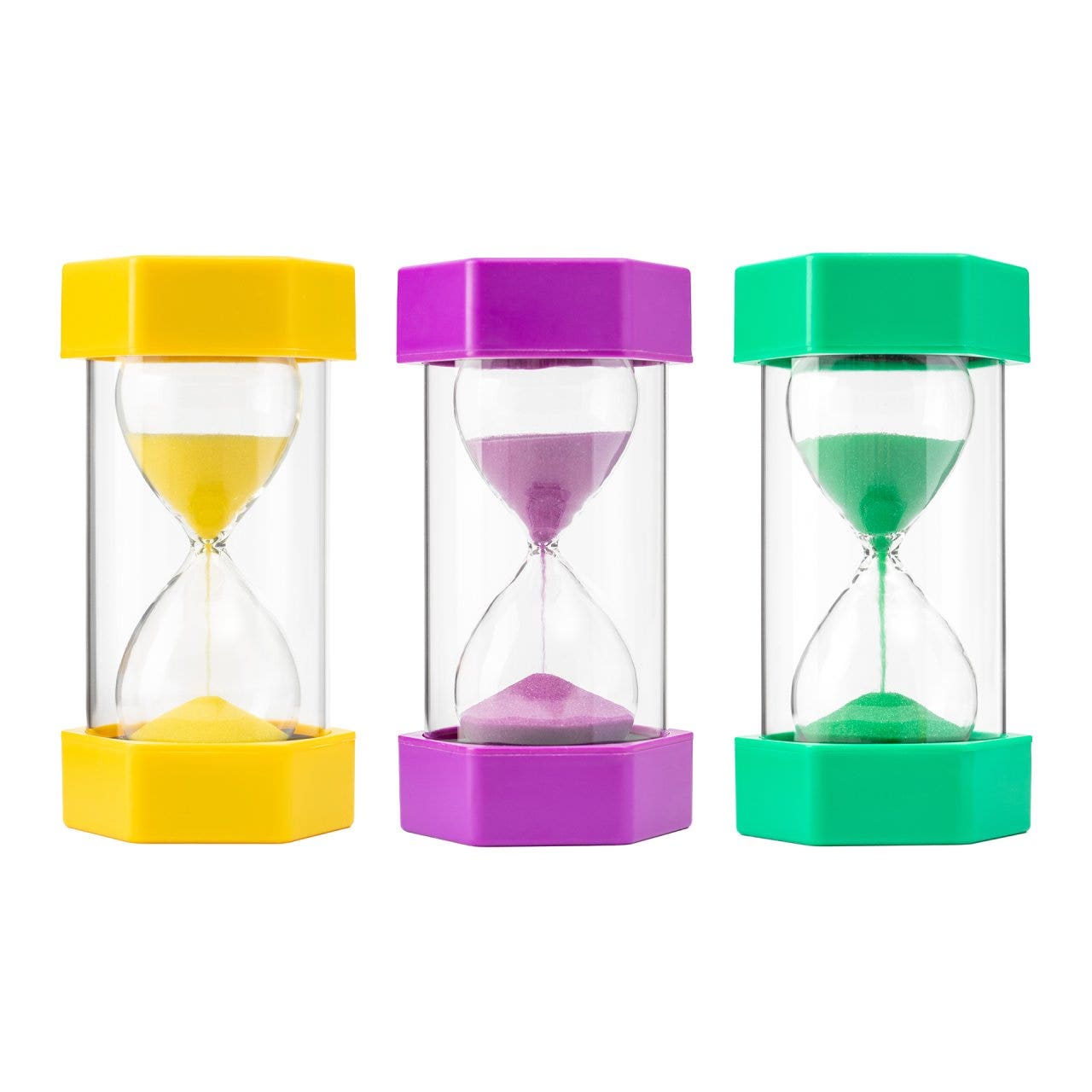 Zandlopers XXL | Set van 1, 3 en 5 minuten