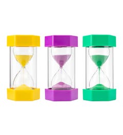 Zandlopers XXL | Set van 1, 3 en 5 minuten