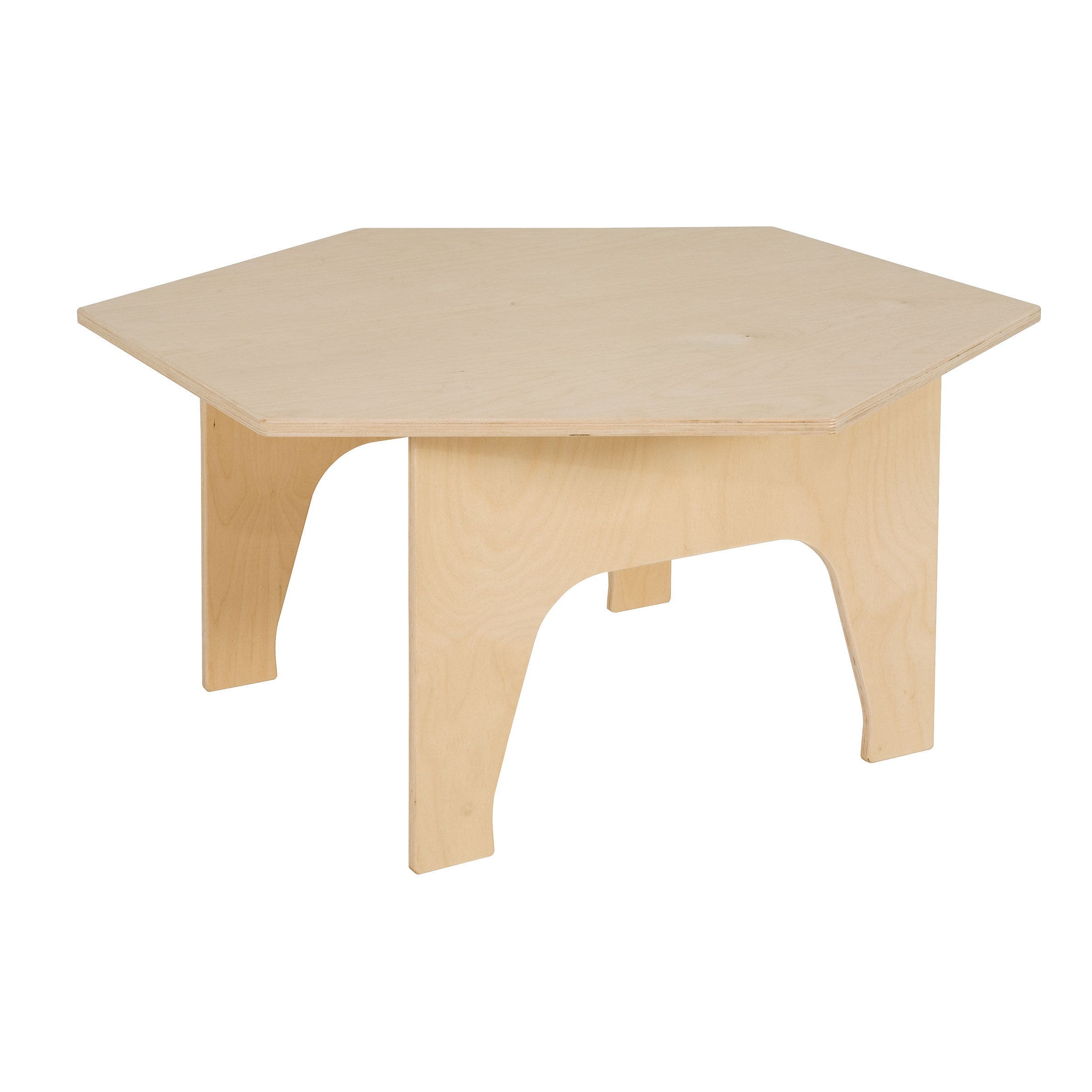 Zeshoekige tafel | Educo | 78 x 90 cm