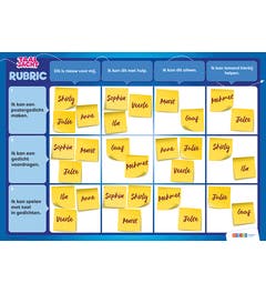 Taaljacht - Taal - Magneetbord Rubrics