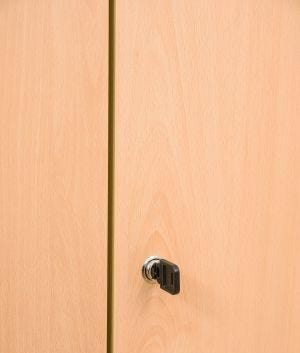 Slot zonder handgreep